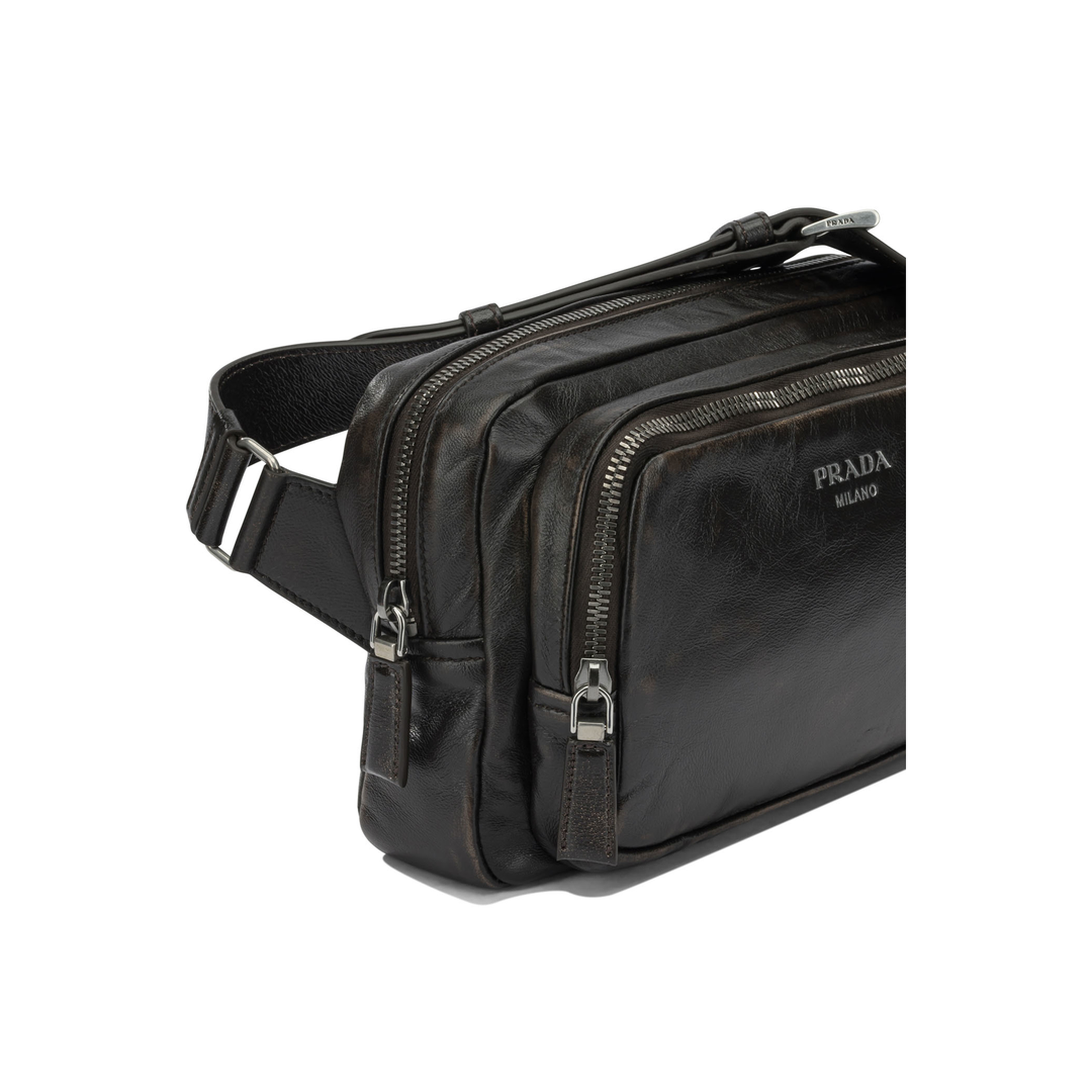 MAYFEYR - Prada - Small Leather Crossbody Bag - 2VH2182C75F0003VOOO