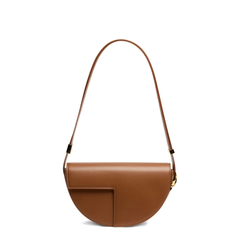 Calf Leather Shoulder Bag - Brown