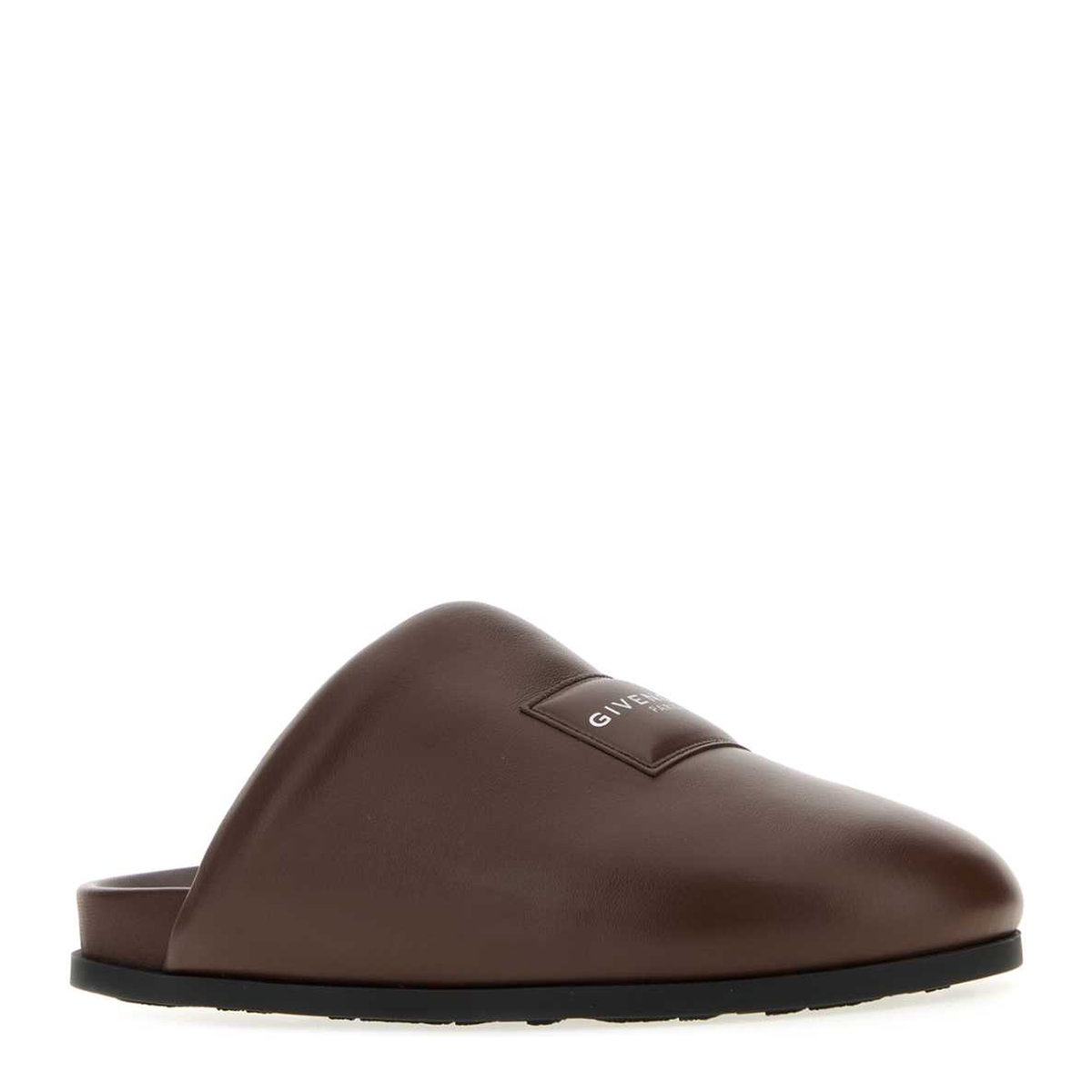 MAYFEYR - Givenchy - Chocolate Leather Slippers - BH302NH1XM200