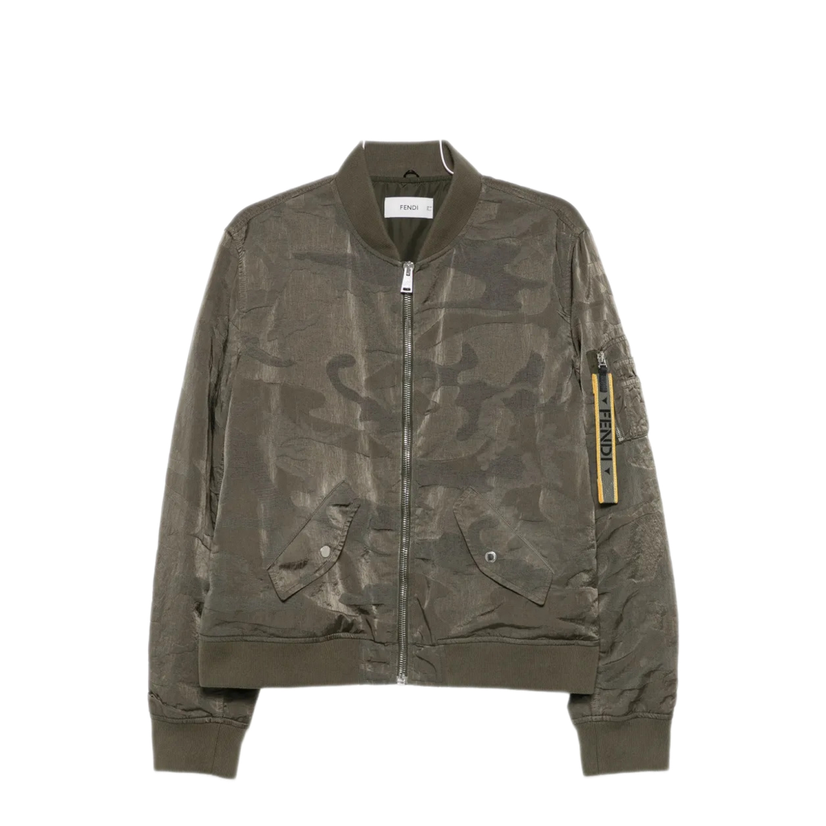 MAYFEYR - Fendi - Military Green Sports Jacket - FW1492AME6F0QQ4