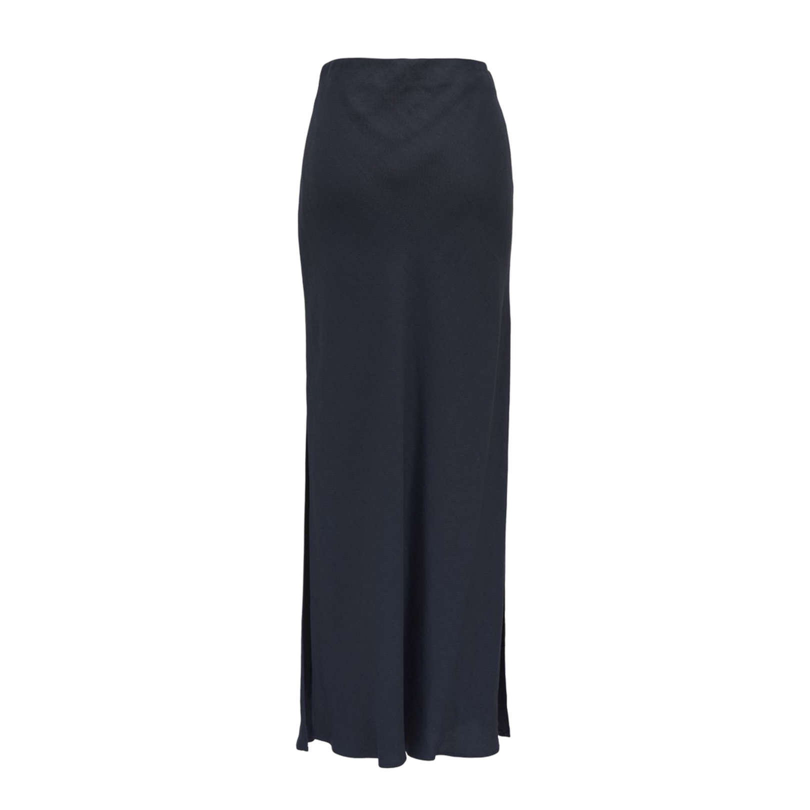 Linen Blend Long Skirt