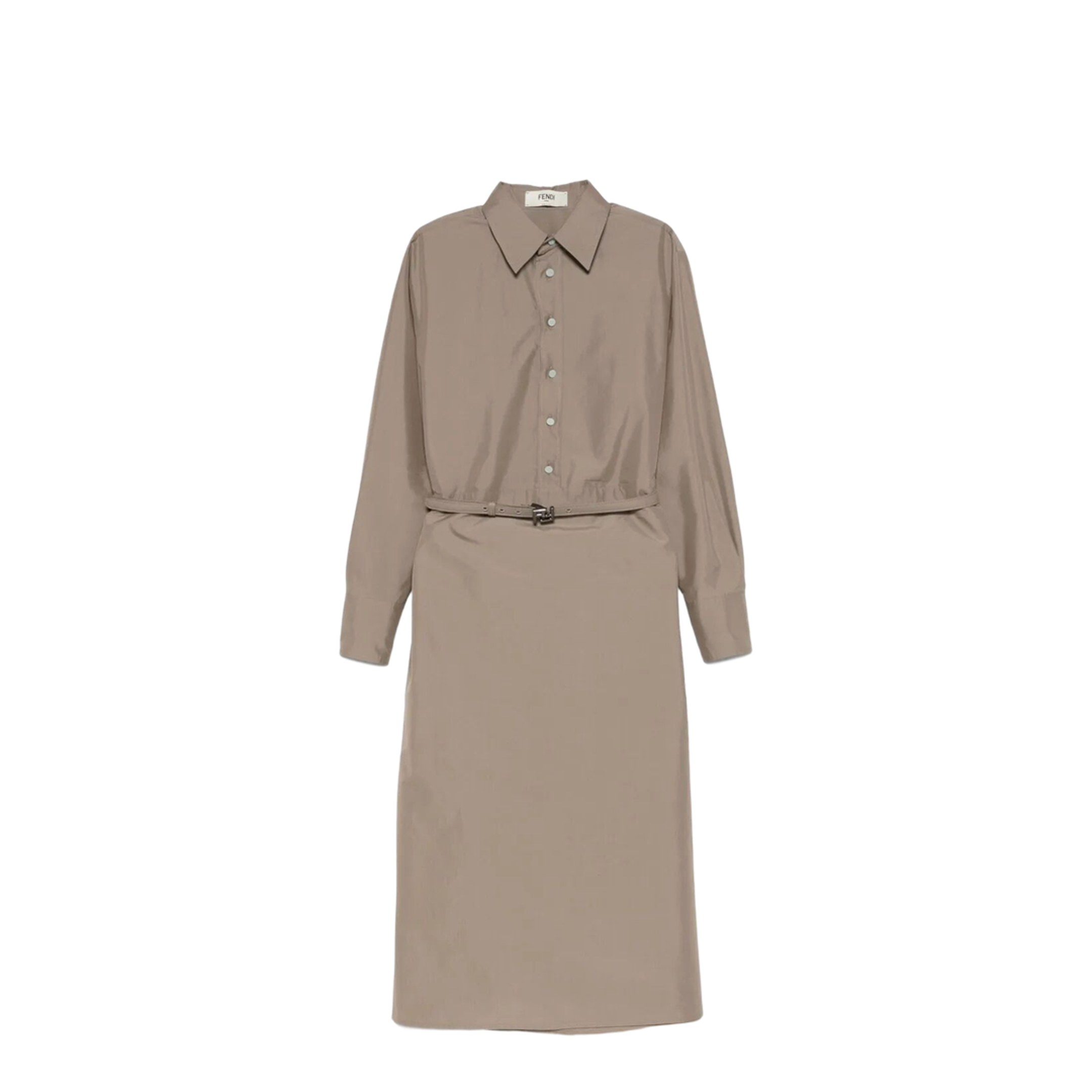 MAYFEYR - Fendi - Poplin Belted Shirt Dress - FDD311AQ3K
