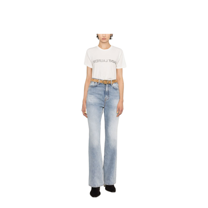 Reverse Logo-Print T-Shirt