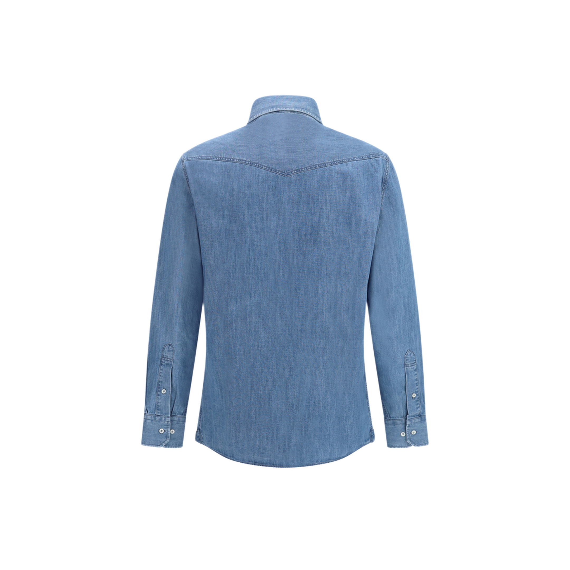 MAYFEYR - Brunello Cucinelli - Easy Fit Lightweight Denim Shirt - MH1924008C8333