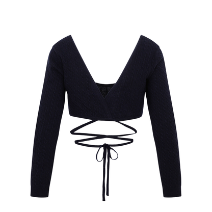 MAYFEYR - Patou - Wrap Knitted Top - KN1228041