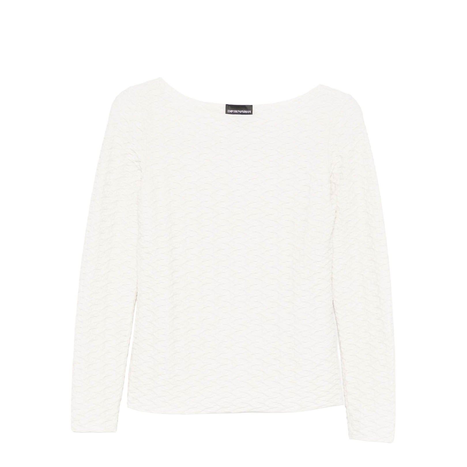 Jacquard Jersey Jumper with Embossed Pattern