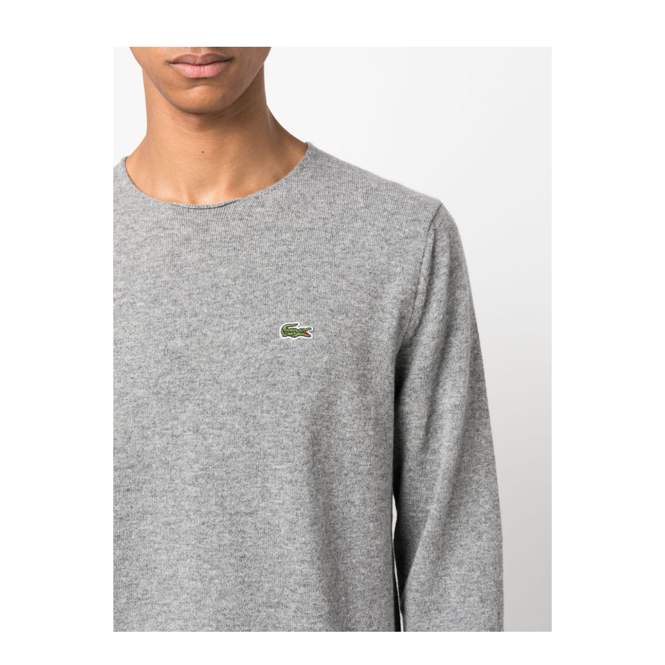 MAYFEYR - Comme Des Garcons - Intarsia-Knit Logo Wool Jumper - FLN004W233