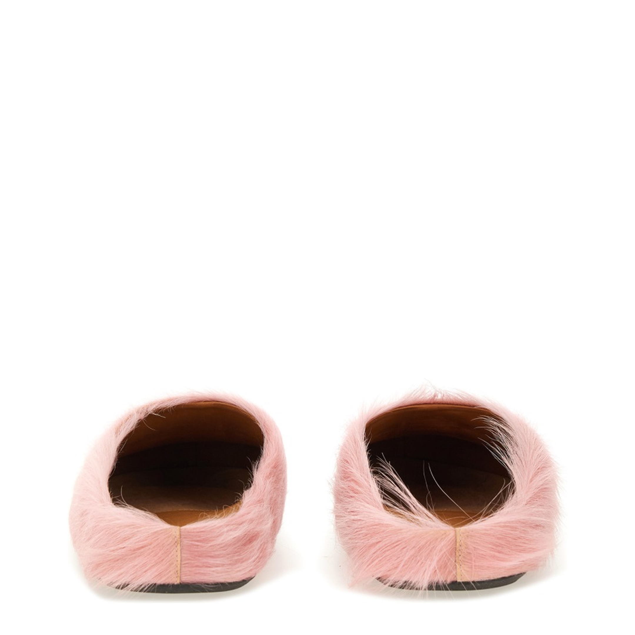 Calf-Hair Slip-On Mules