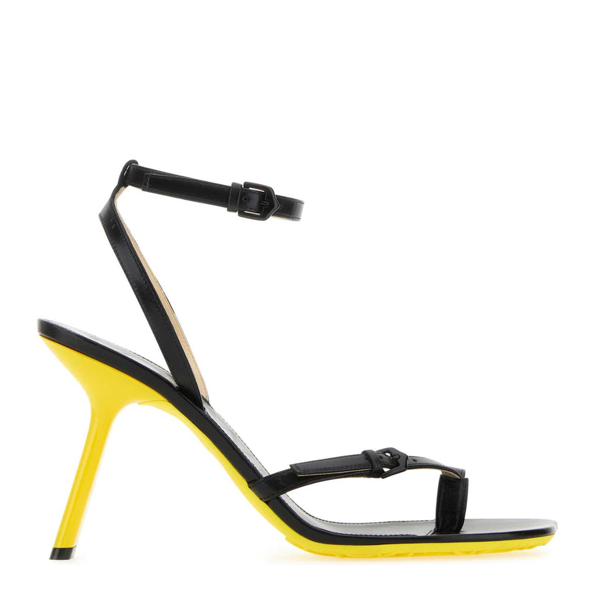 MAYFEYR - Loewe - Black Leather Petal Sandals - L814465X58BLACK