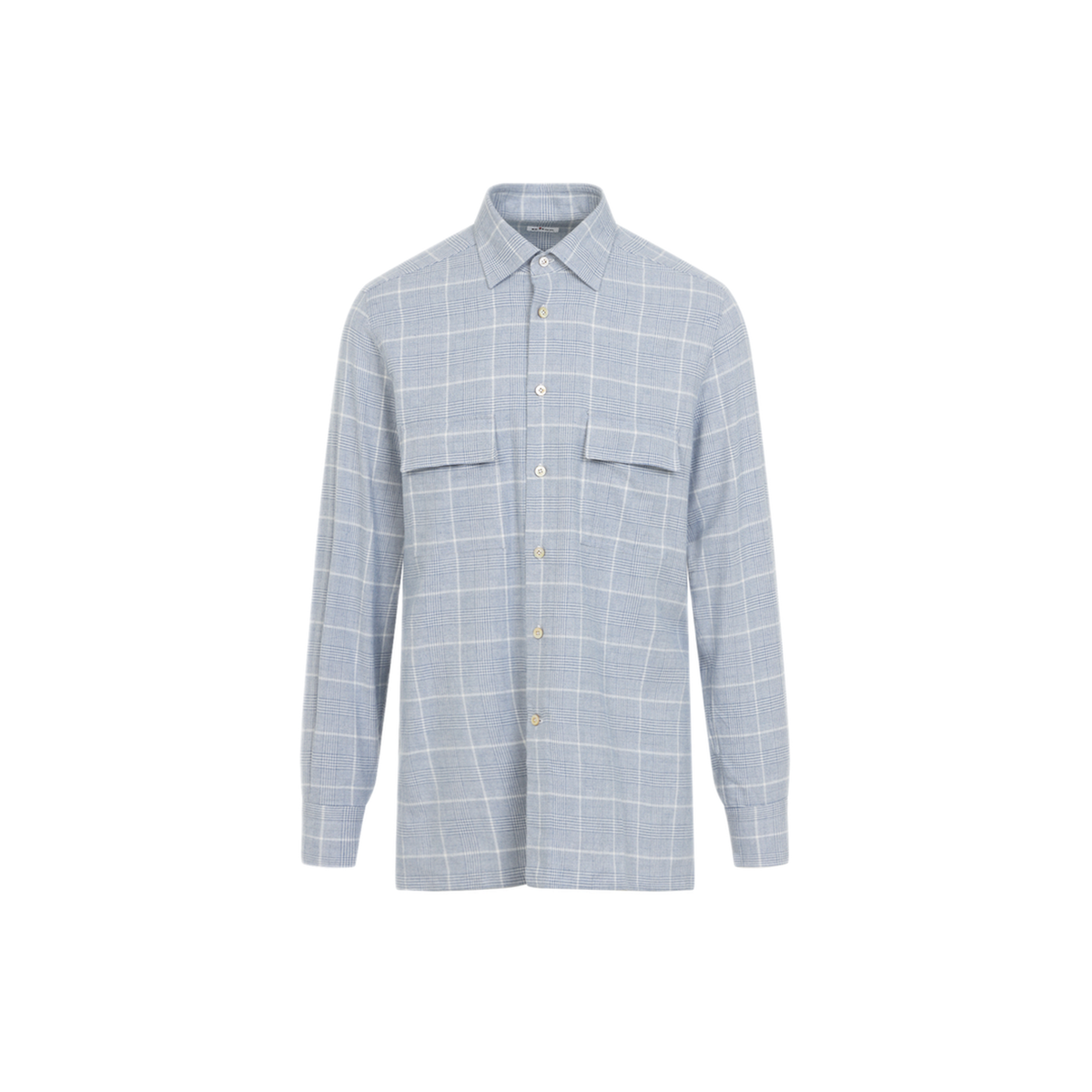 MAYFEYR - Kiton - Flanel Shirt - UCRRLH0985701002AZZURRO