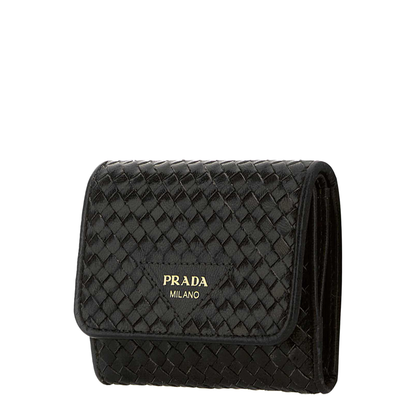 MAYFEYR - Prada - Black Leather Wallet - 1MH0432BE1F0002