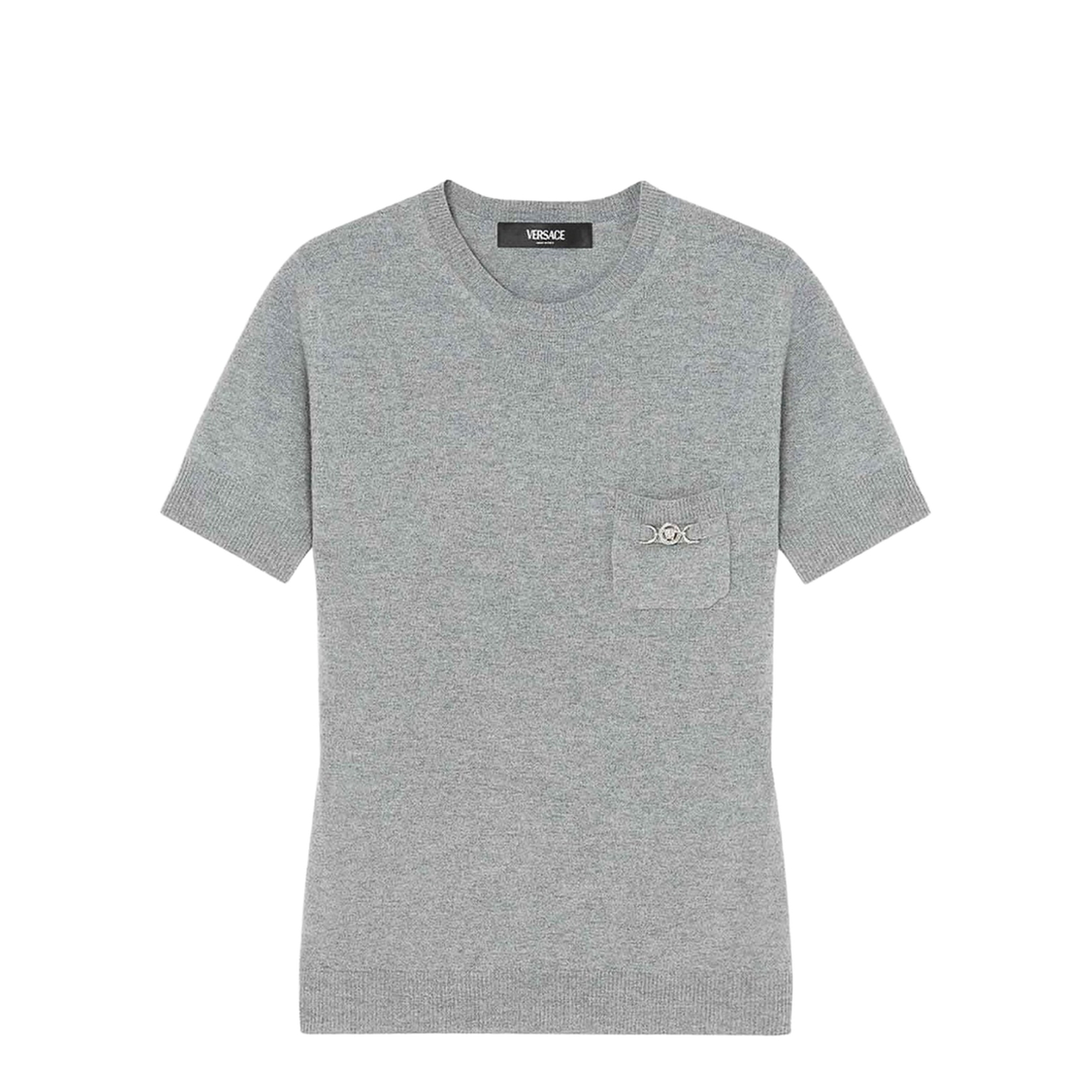 Melange Grey Wool Blend Sweater