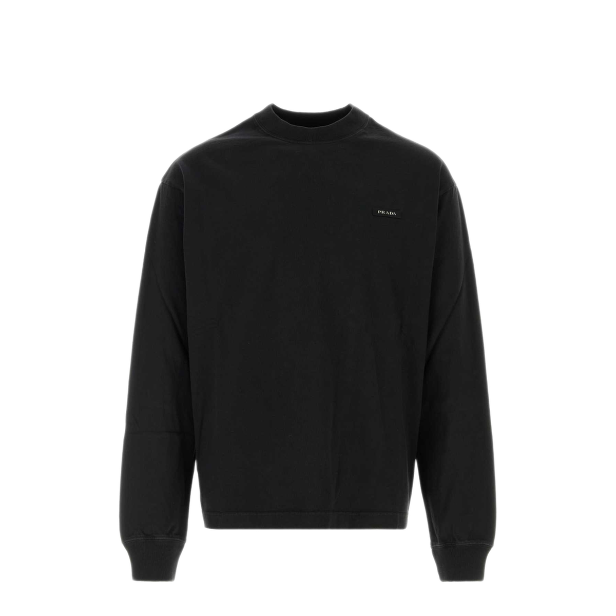 MAYFEYR - Prada - Black Cotton Sweatshirt - UJL47DSOOO6281F0002