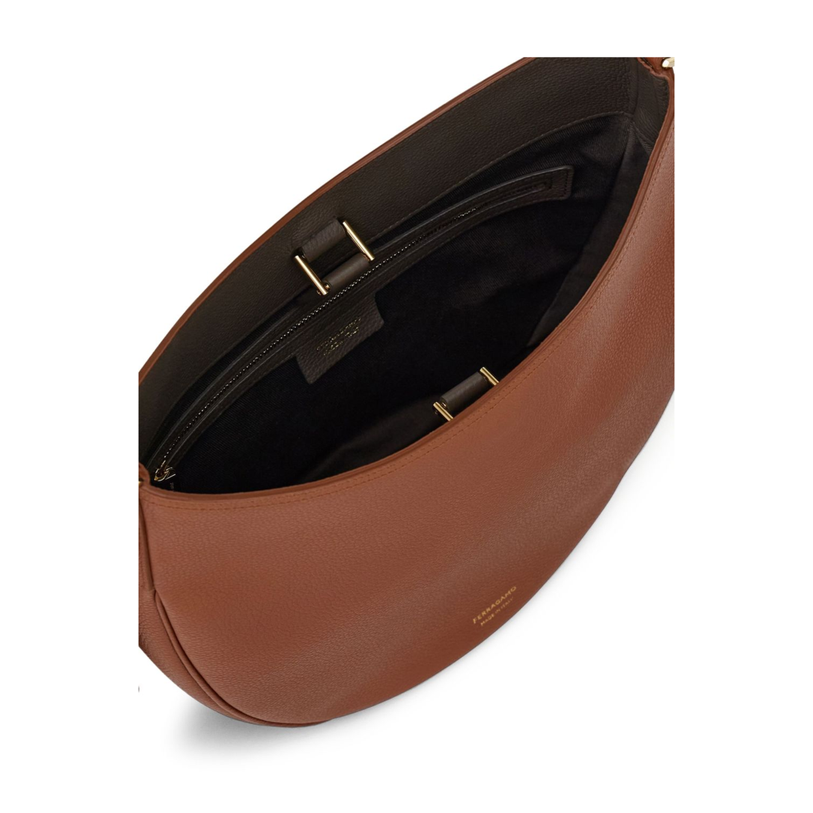 Brown Leather Hobo Bag