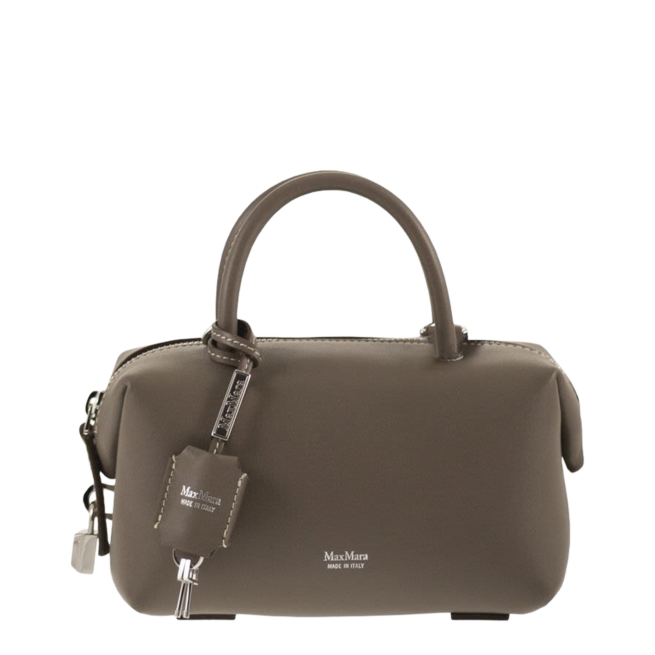 Small Natural Leather Satchel