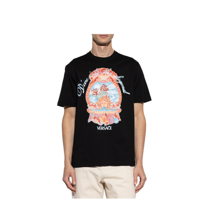 T-shirt with colorful print