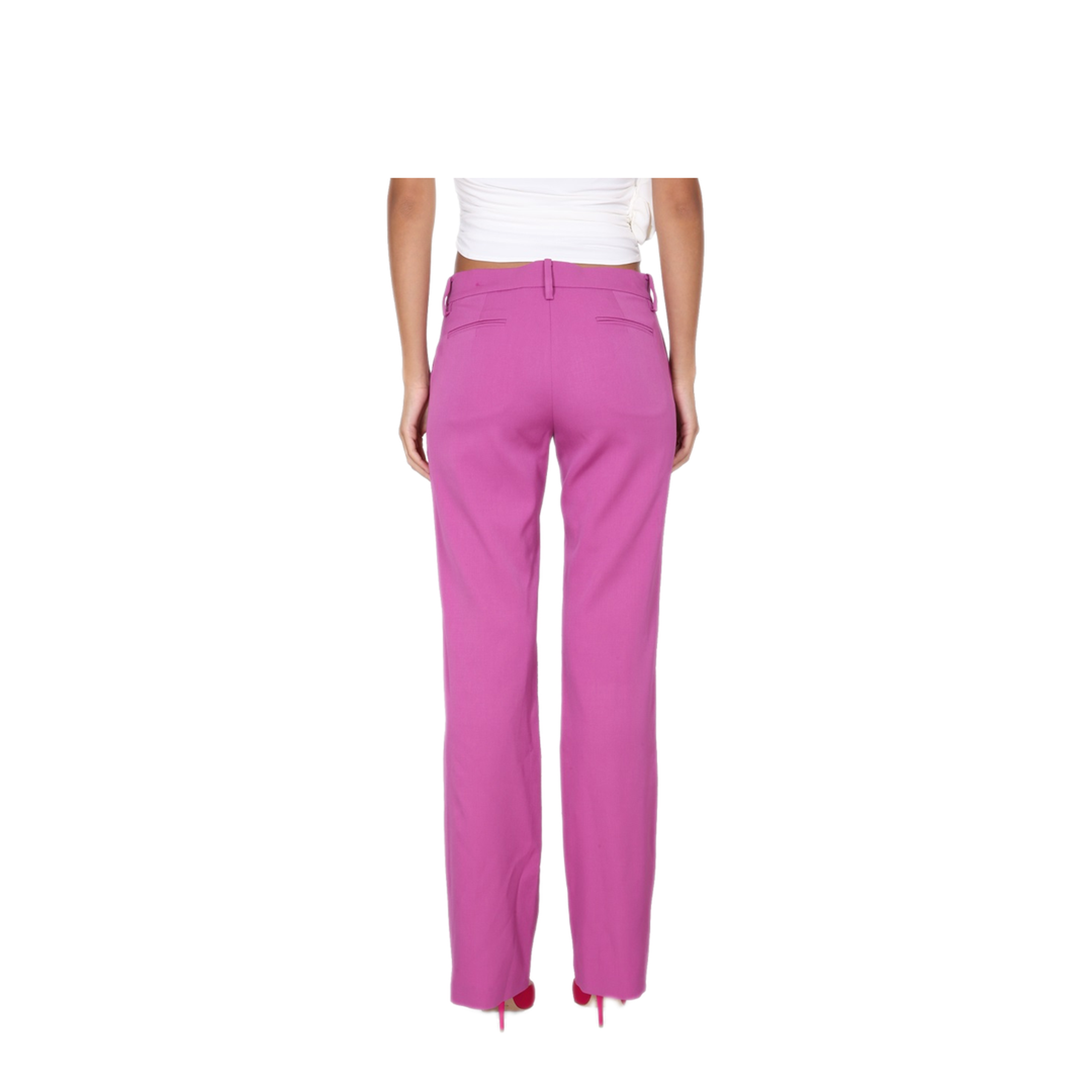 MAYFEYR - Magda Butrym - Straight Leg Pants - 191423VIOLET