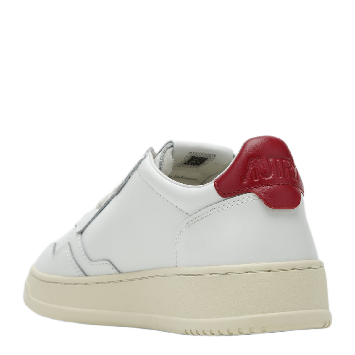 MAYFEYR - Autry - Medalist Low Sneakers In White Dark Red Leather - AULWLL33LL33