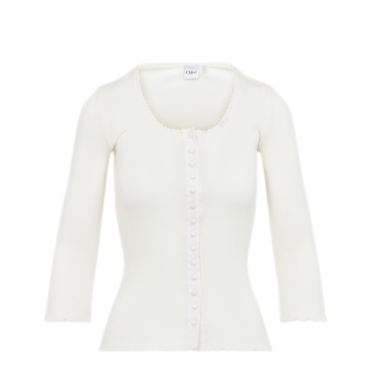Fitted Cotton Silk Jersey Top