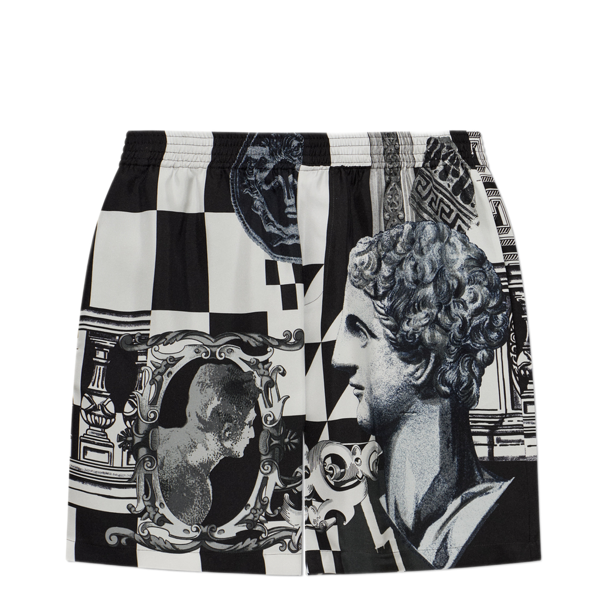 MAYFEYR - Versace - Silk Shorts With A Pattern - 10222251A192705B040