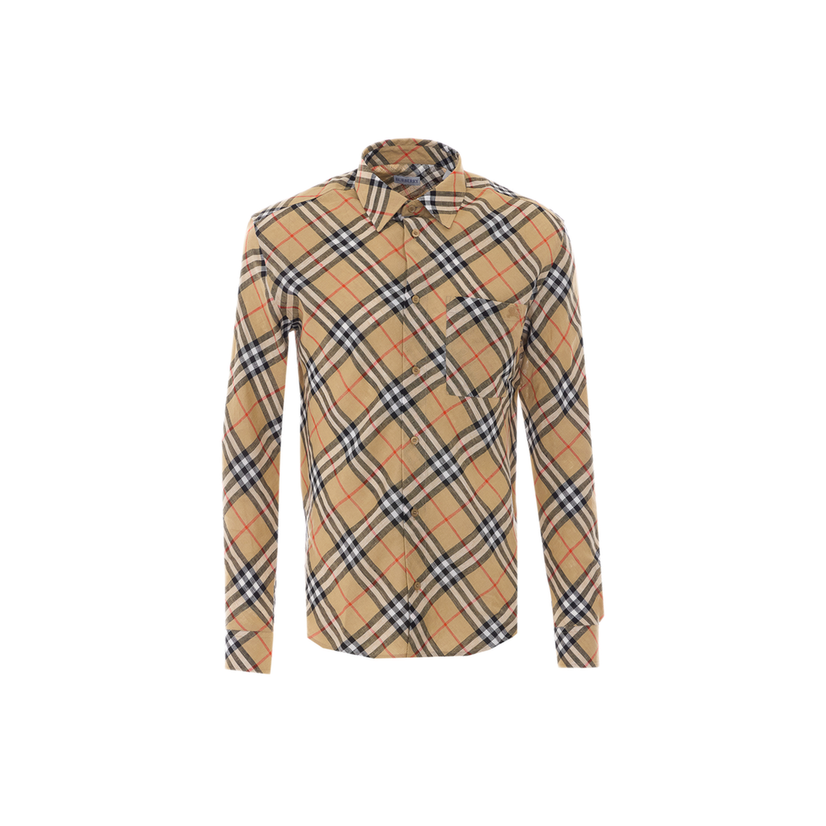 MAYFEYR - Burberry - Beige Roland Check Shirt - 8123684B9368
