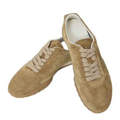 MAYFEYR - Tod's - Cappuccino Suede Sneakers - XXW13M0KO30VKDC806