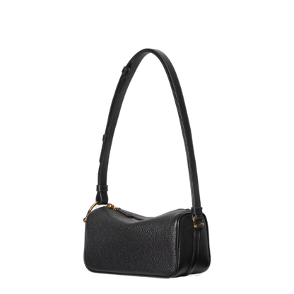 Half Horsebit Mini Bag in Black Leather