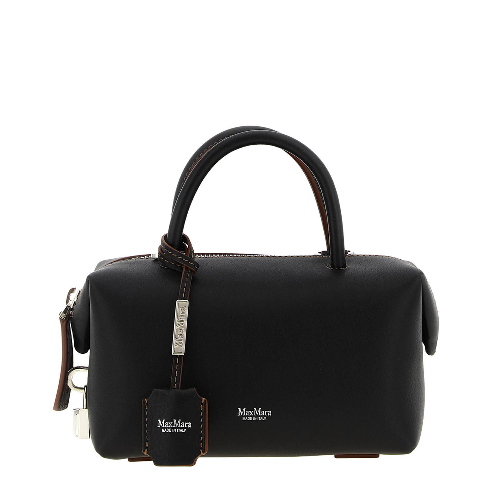 Small Holdalls Smooth Natural Calf Leather Top Case