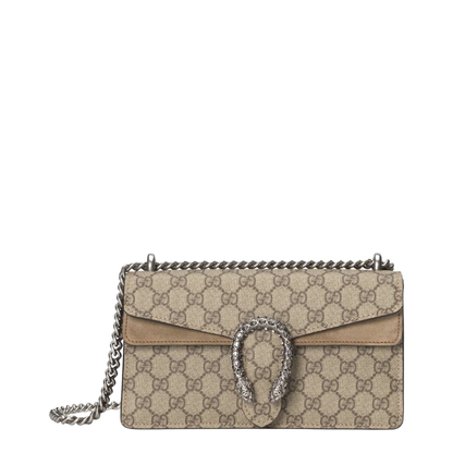 Dionysus Canvas Wallet On Chain - Beige