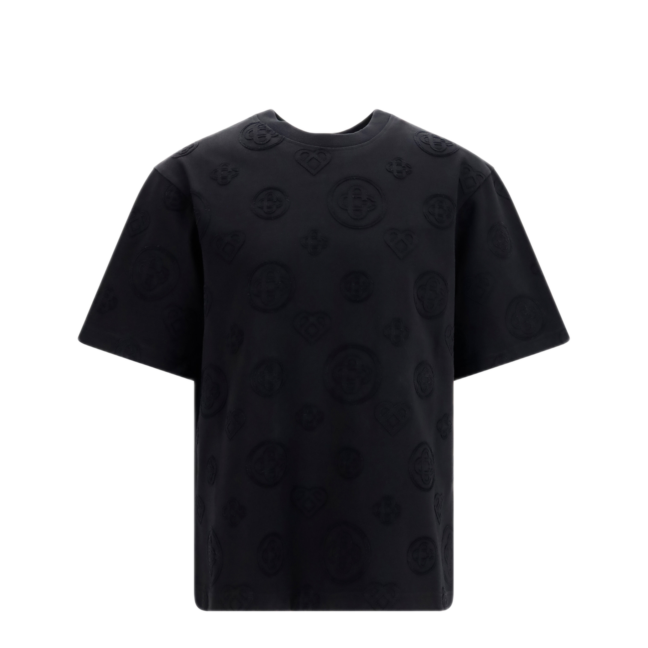 MAYFEYR - Casablanca - Oversized All Over Monogram T Shirt - MPF26JTS04401BLACK