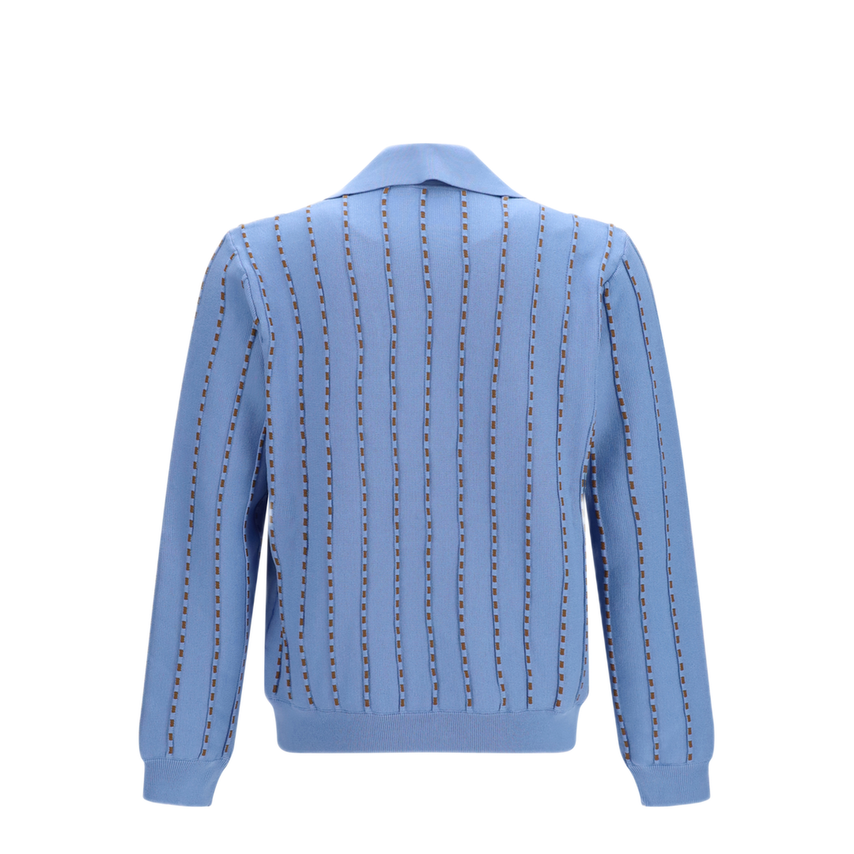 Light Blue Cotton Knit Jumper