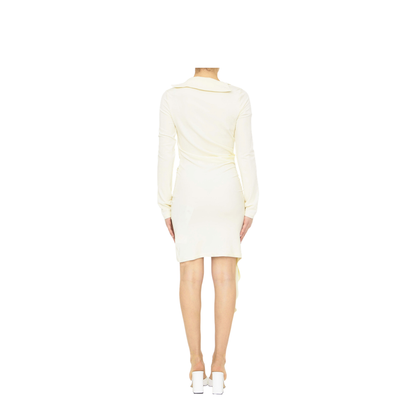 Asymmetric Ruched Minidress