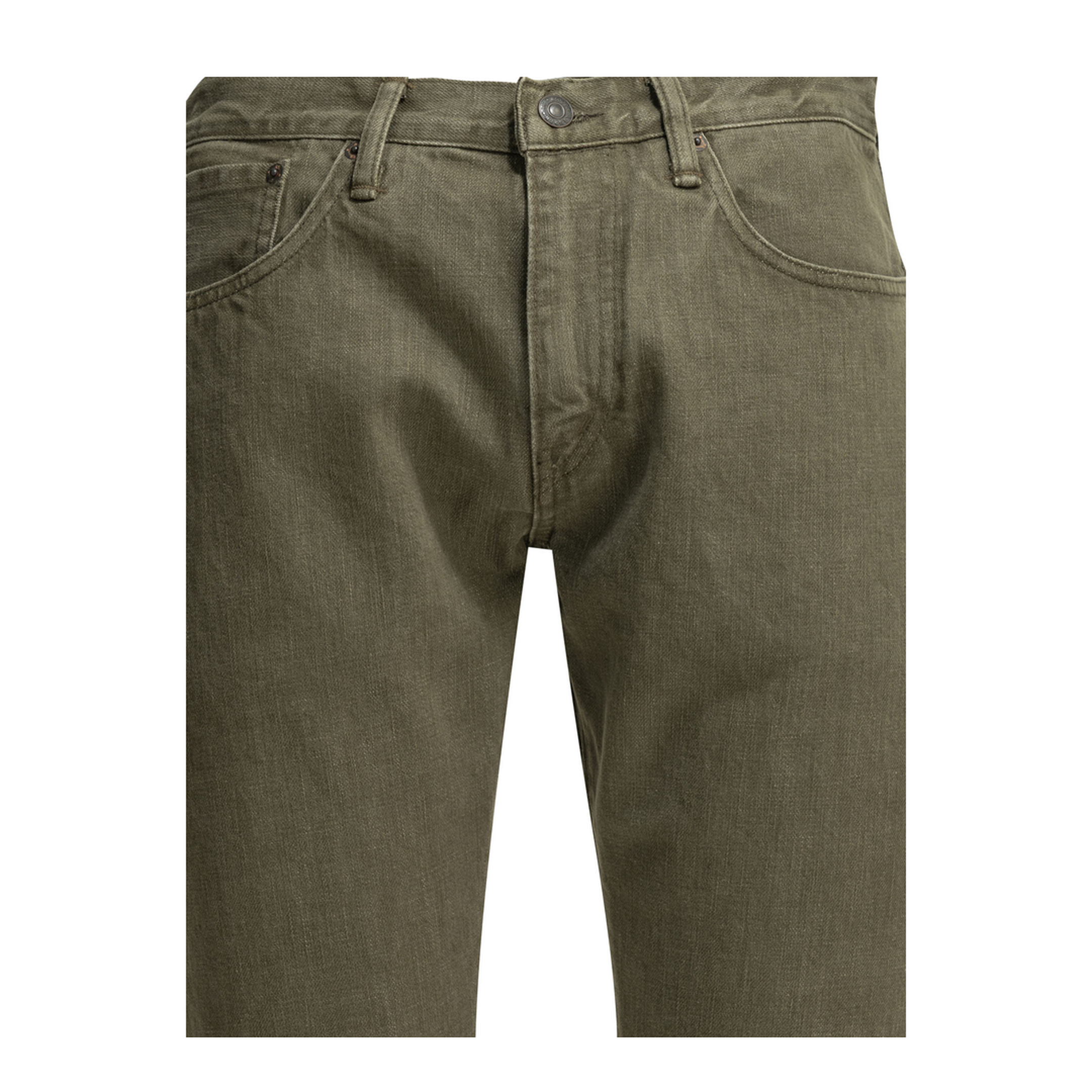 MAYFEYR - RRL by Ralph Lauren - Olive Straight Leg Jeans - 782911174001OLIVE