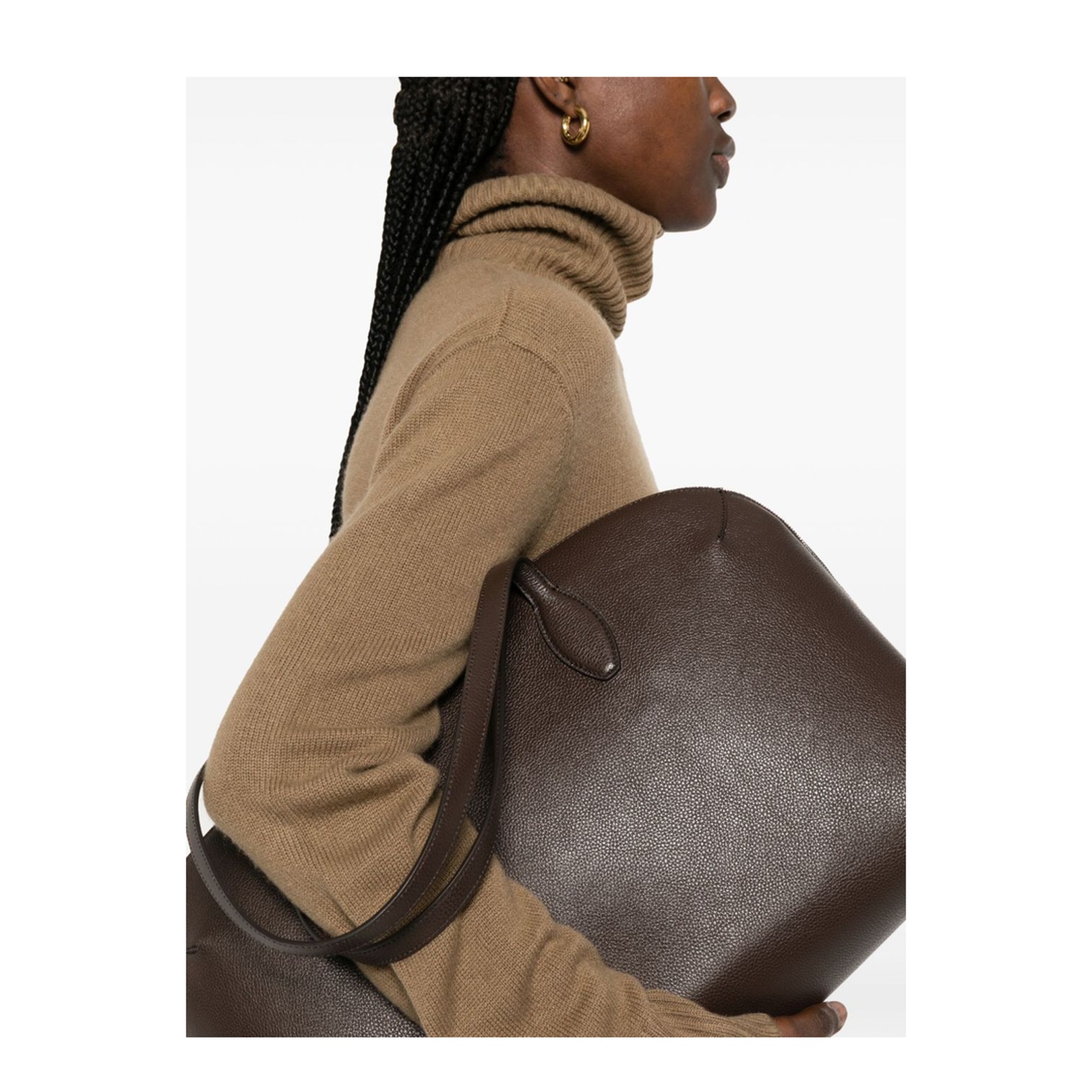 Oversize Cashmere Roll Neck