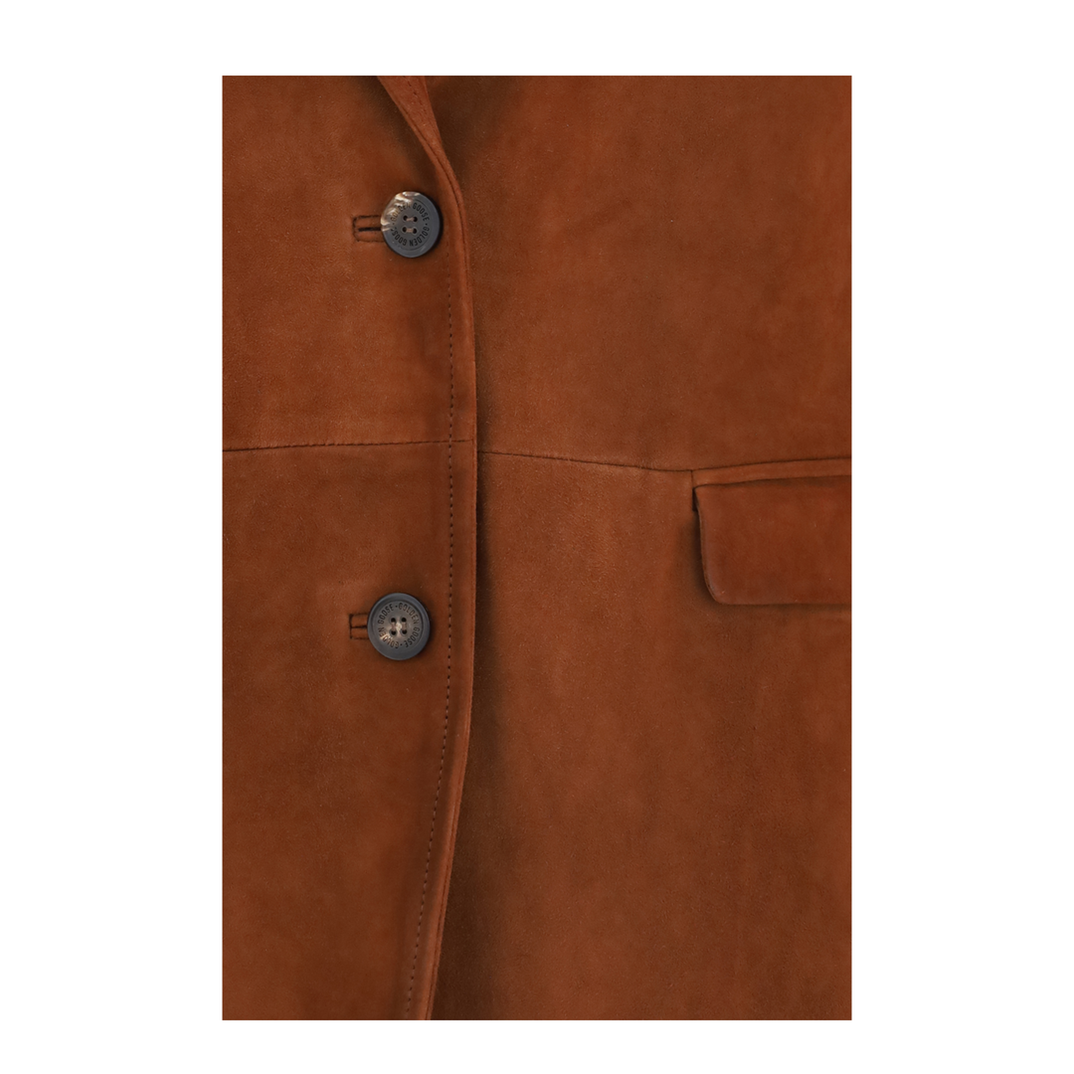 MAYFEYR - Golden Goose - Single-Breasted Leather Jacket - GWP02785P002658