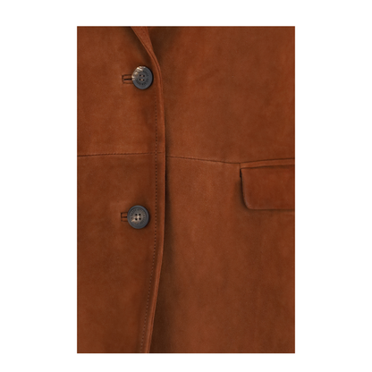MAYFEYR - Golden Goose - Single-Breasted Leather Jacket - GWP02785P002658