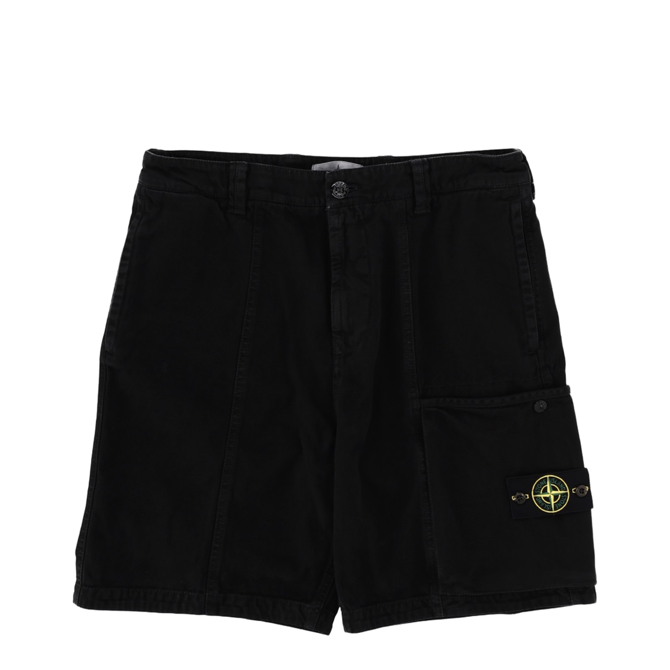 MAYFEYR - Stone Island - Cargo Shorts With Logo Patch - L100014S0184V0129