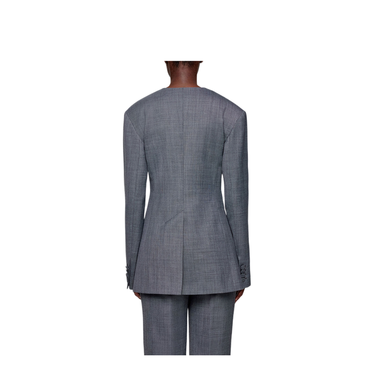 Blazer In Grey Wool