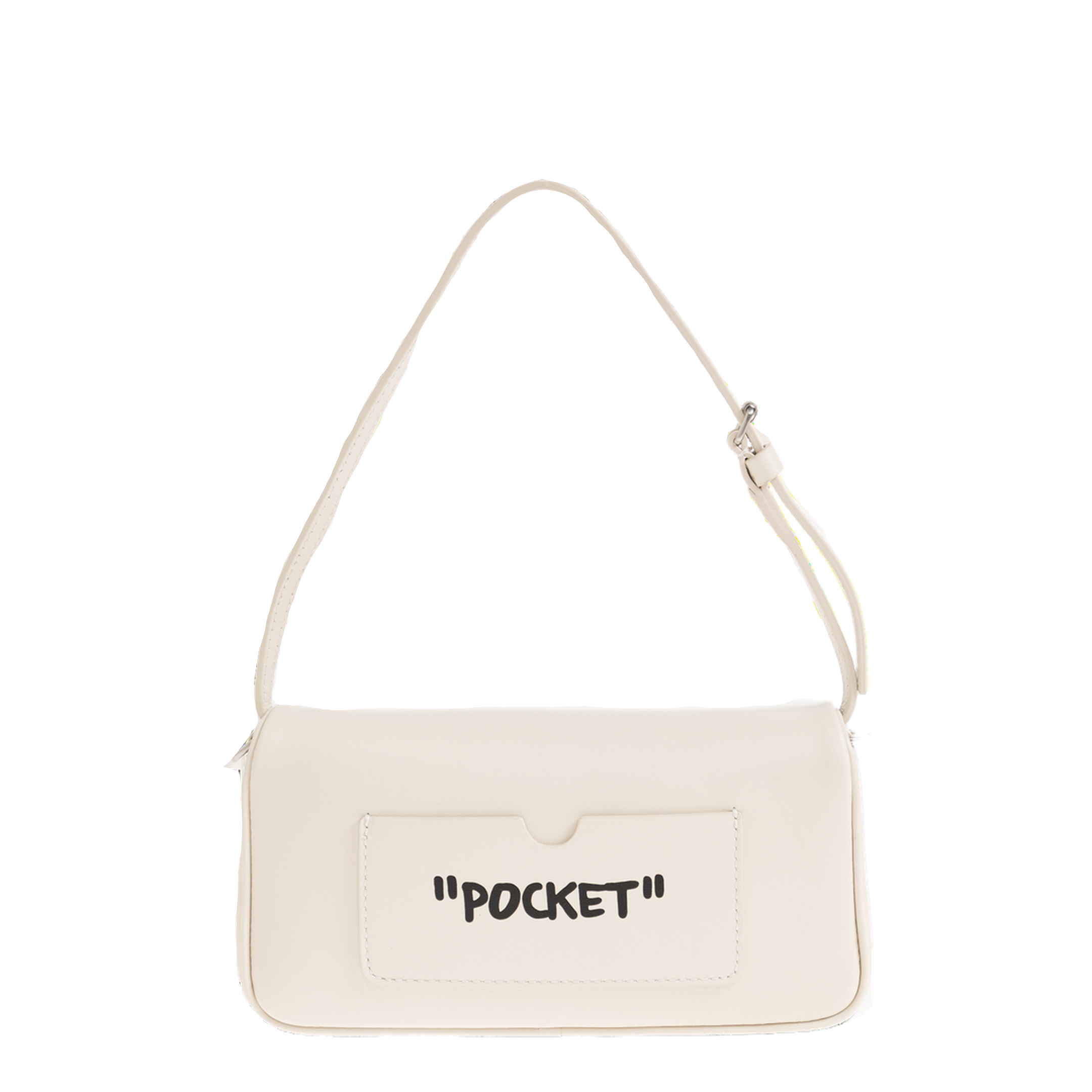 Jitney Calf Leather Shoulder Bag - Very Dark Brown