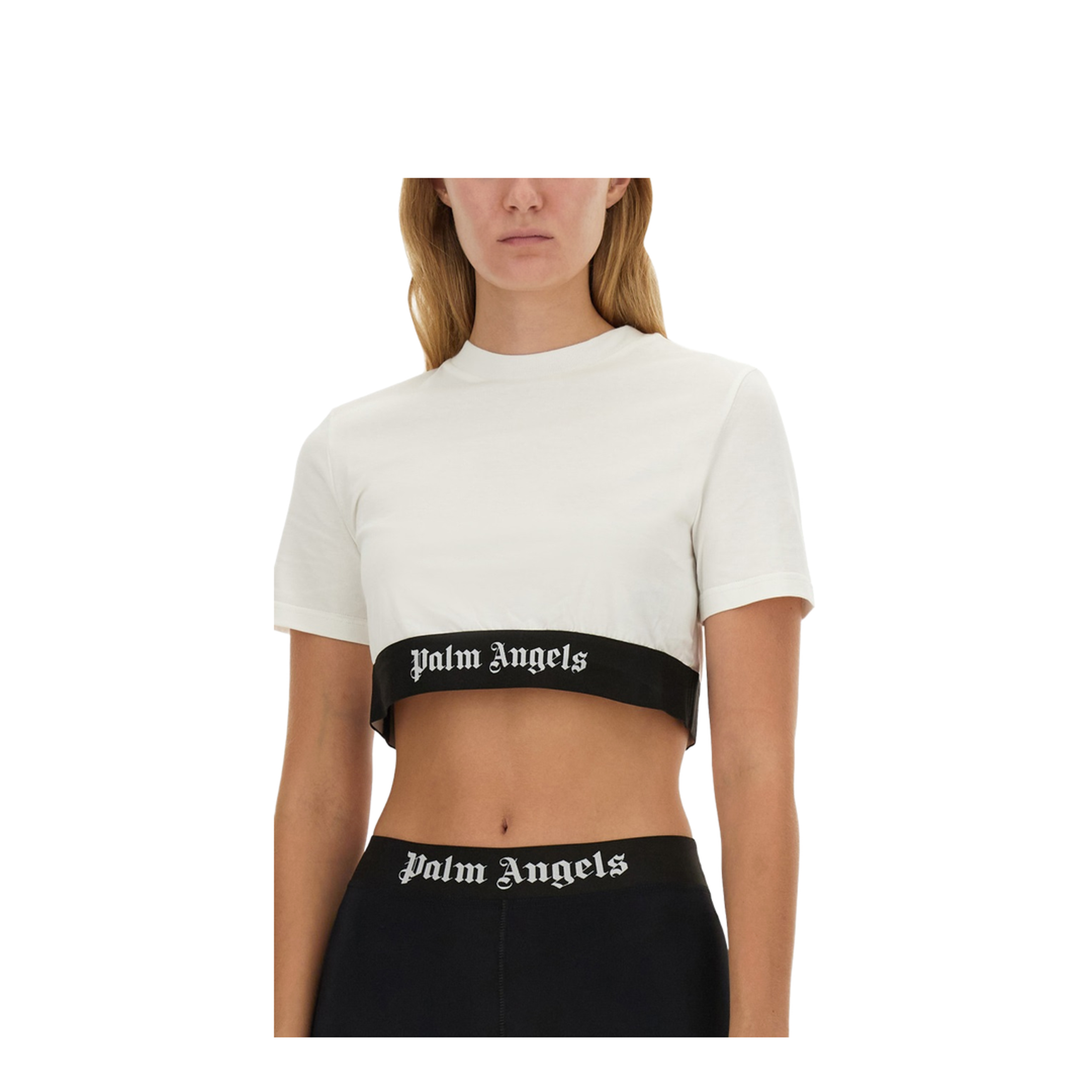 MAYFEYR - Palm Angels - T-Shirt With Logo - PWAA067C99JER0010310