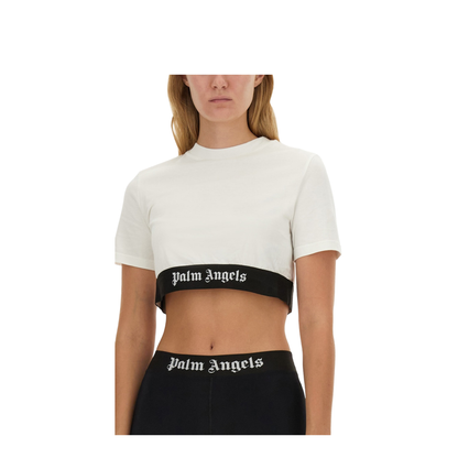 MAYFEYR - Palm Angels - T-Shirt With Logo - PWAA067C99JER0010310