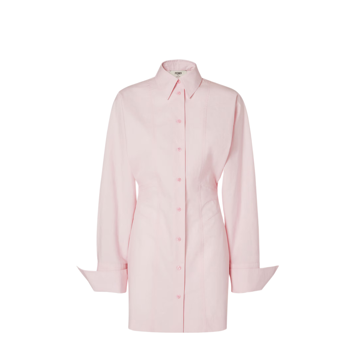 MAYFEYR - Fendi - Short Shirt Dress Fitted At The Waist - FDD537AW7VF1W0J