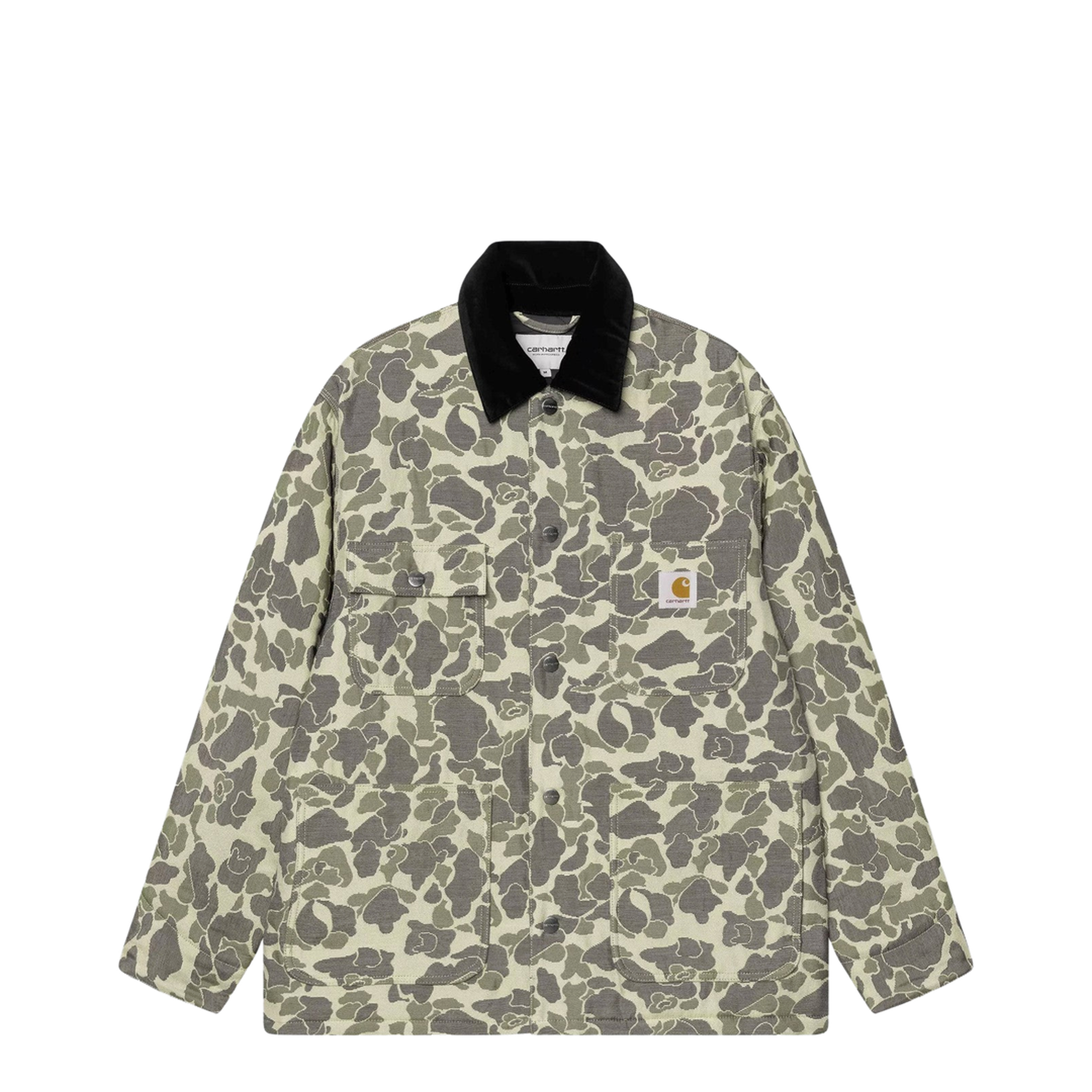 Tapestry Chore Coat Camo Duck Jacquard