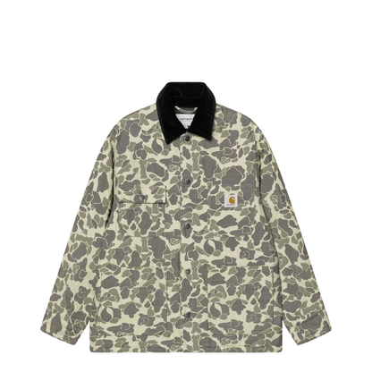 Tapestry Chore Coat Camo Duck Jacquard