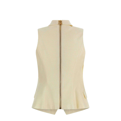 Gold and Gold Coin Vest Cream
