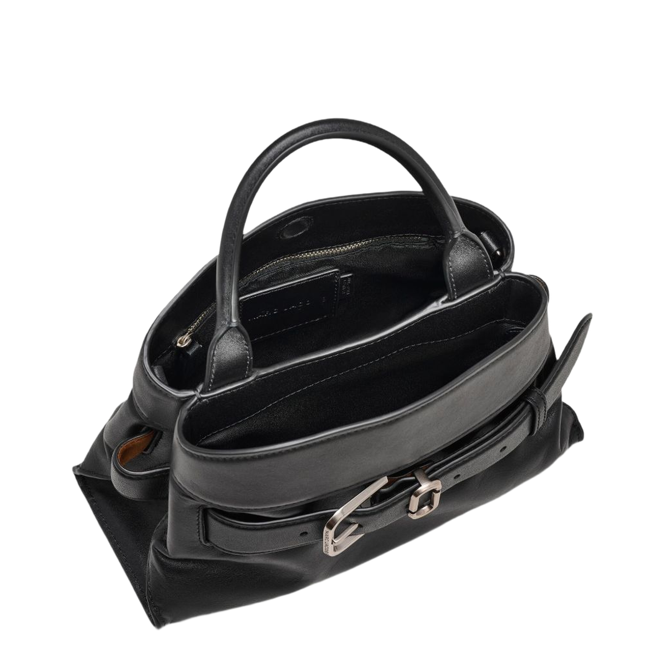 Dakota Small Leather Satchel - Black