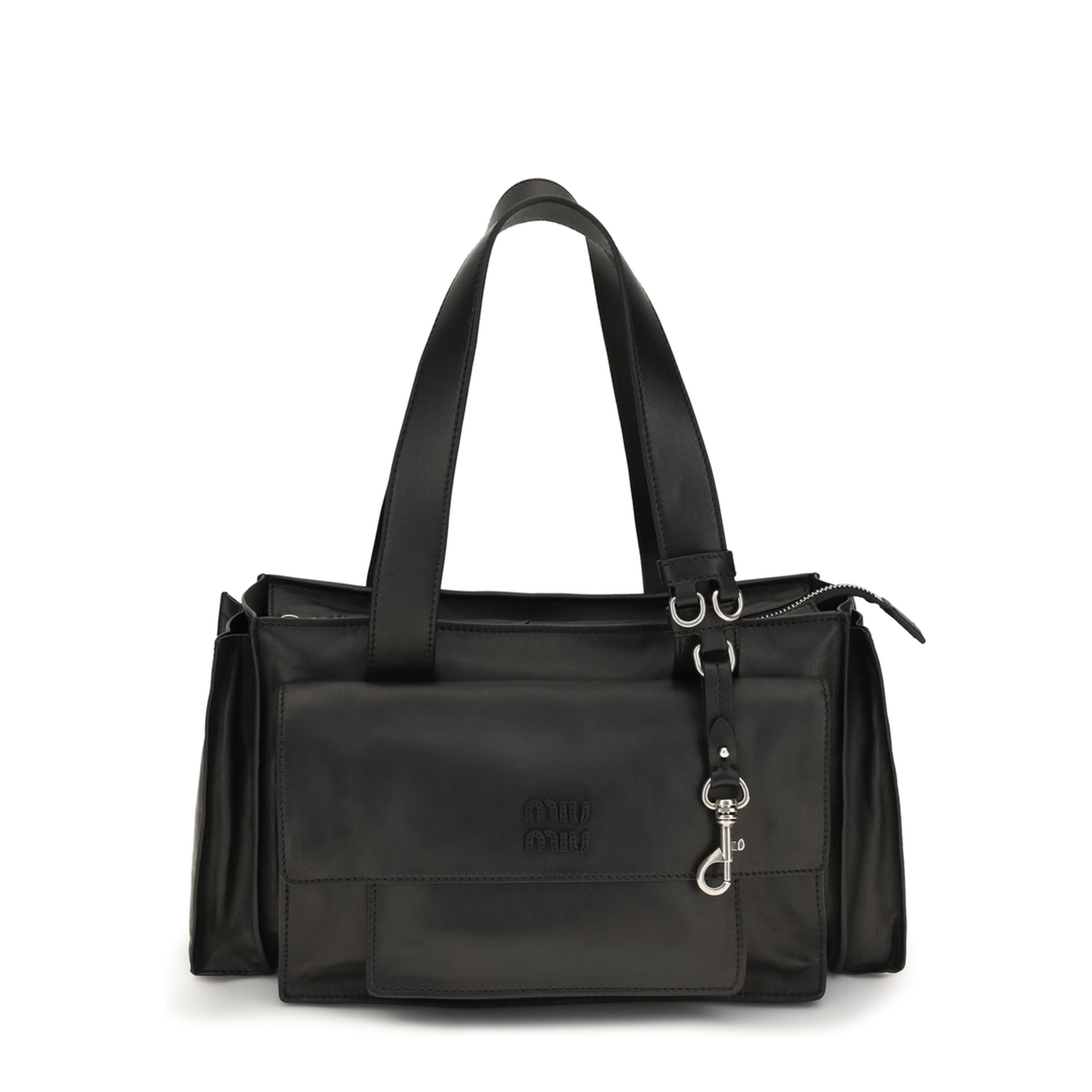MAYFEYR - Miu Miu - Utilitaire Leather Shoulder Bag - 5BG335VPOO2G7Q