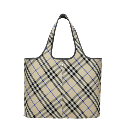 Medium Checked Tote Bag