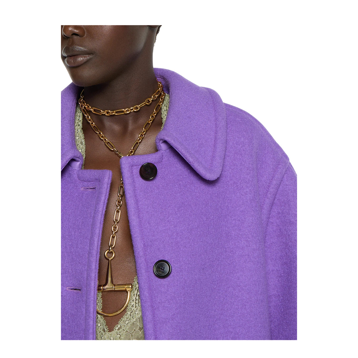 MAYFEYR - Gucci - Coats Purple - 840075Z8B4W5007