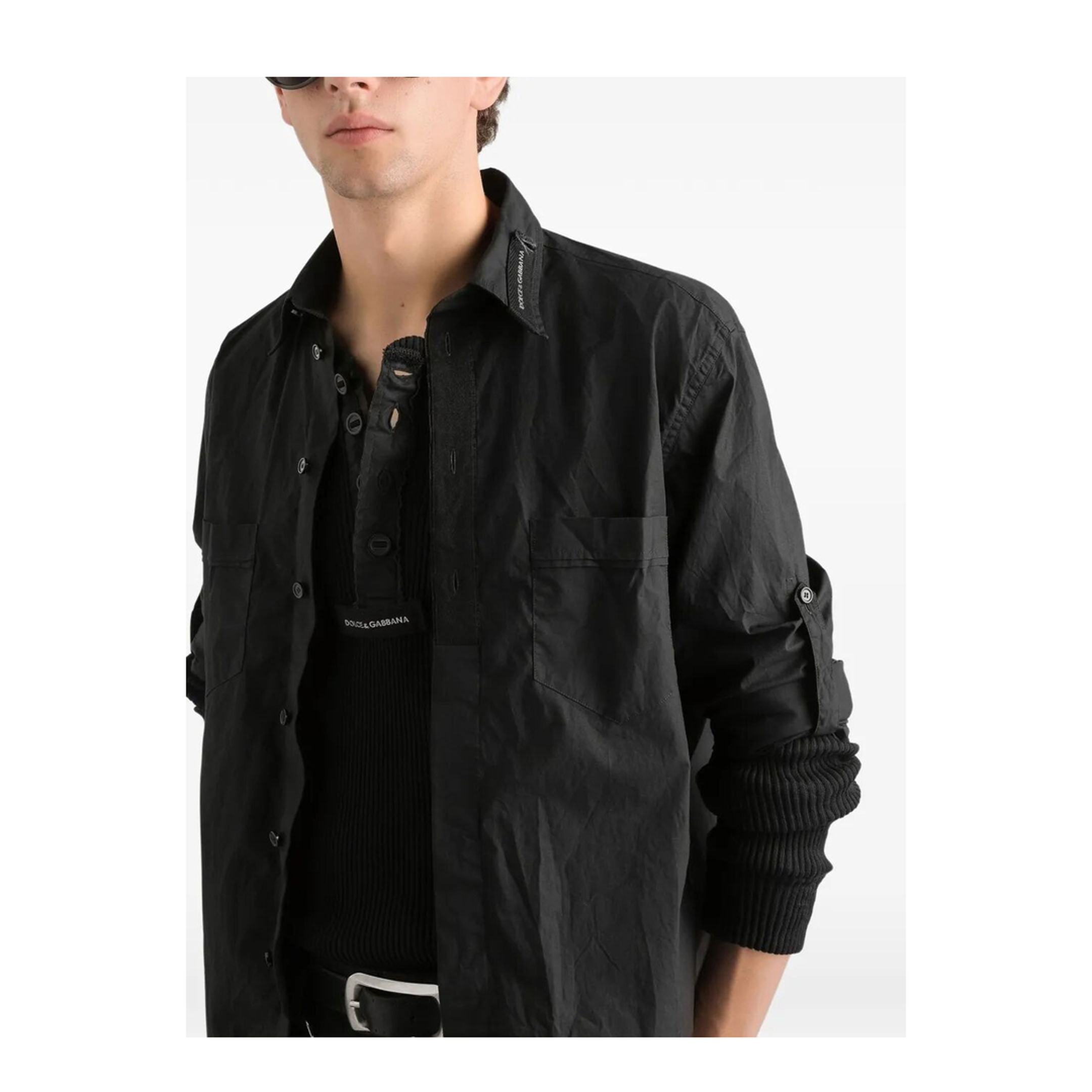 MAYFEYR - Dolce & Gabbana - Cotton Shirt With Pockets - G5OE1TFUFIP